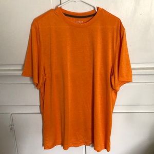 Orange dry fit shirt